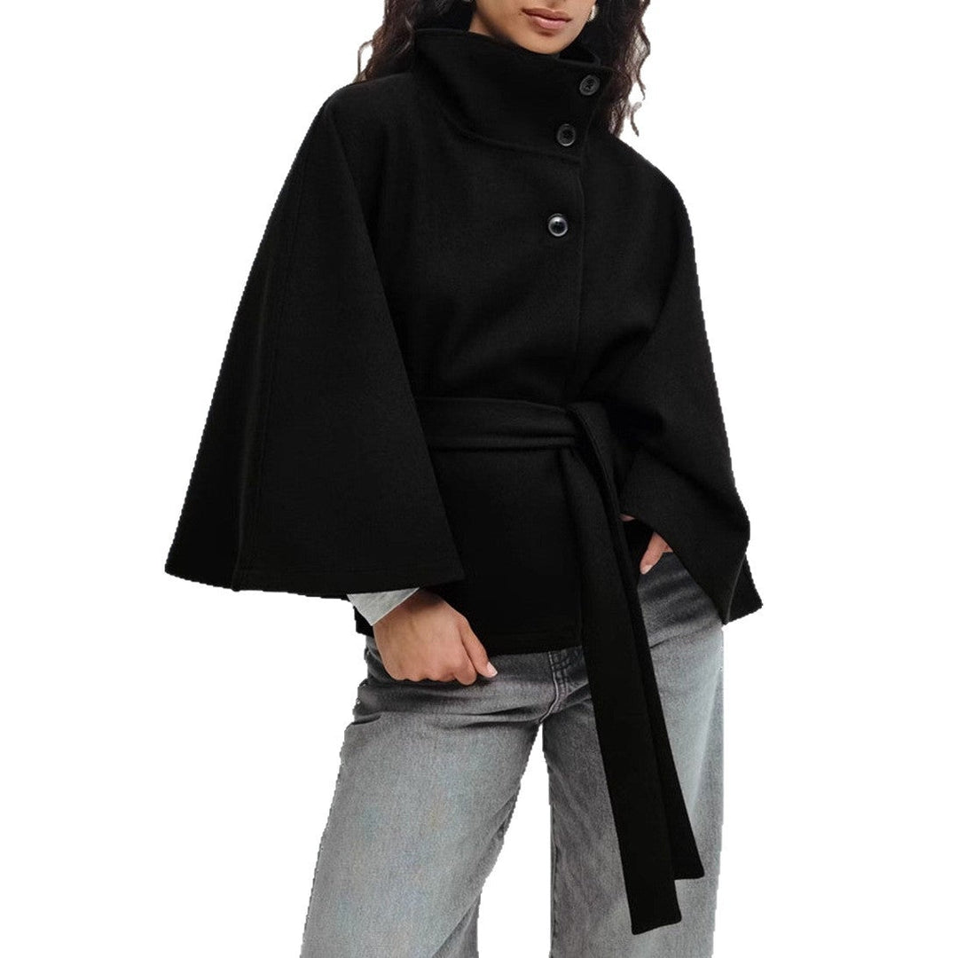 Belted Style Wool Jacket
