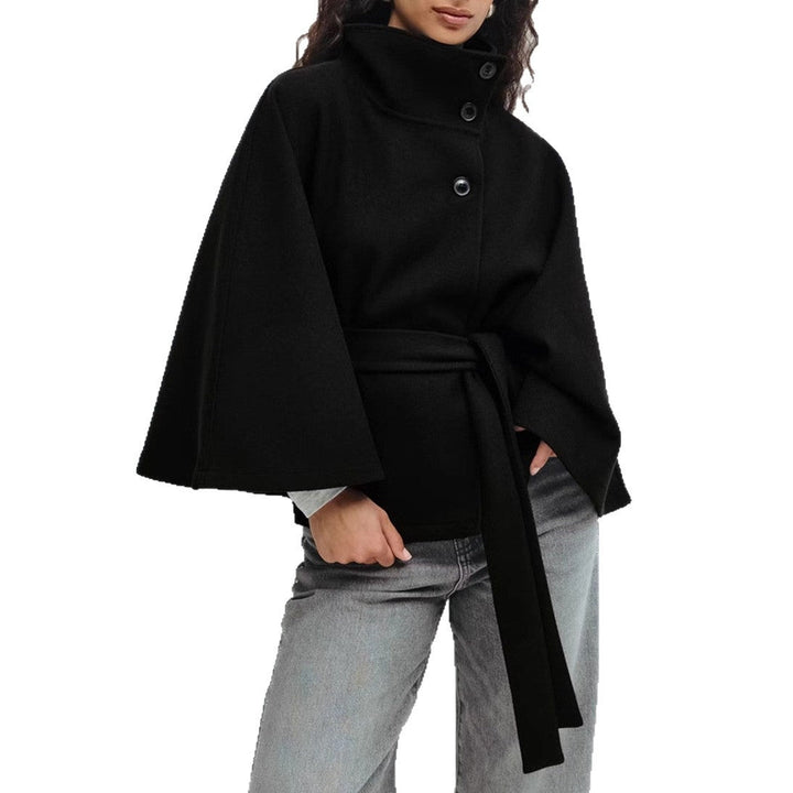 Belted Style Wool Jacket