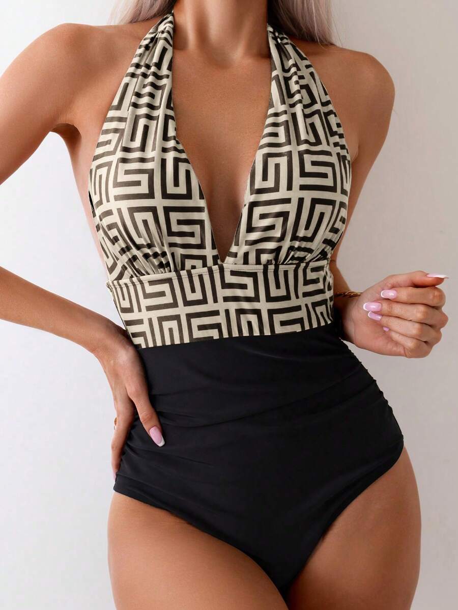 Grecian Halter Swimsuit
