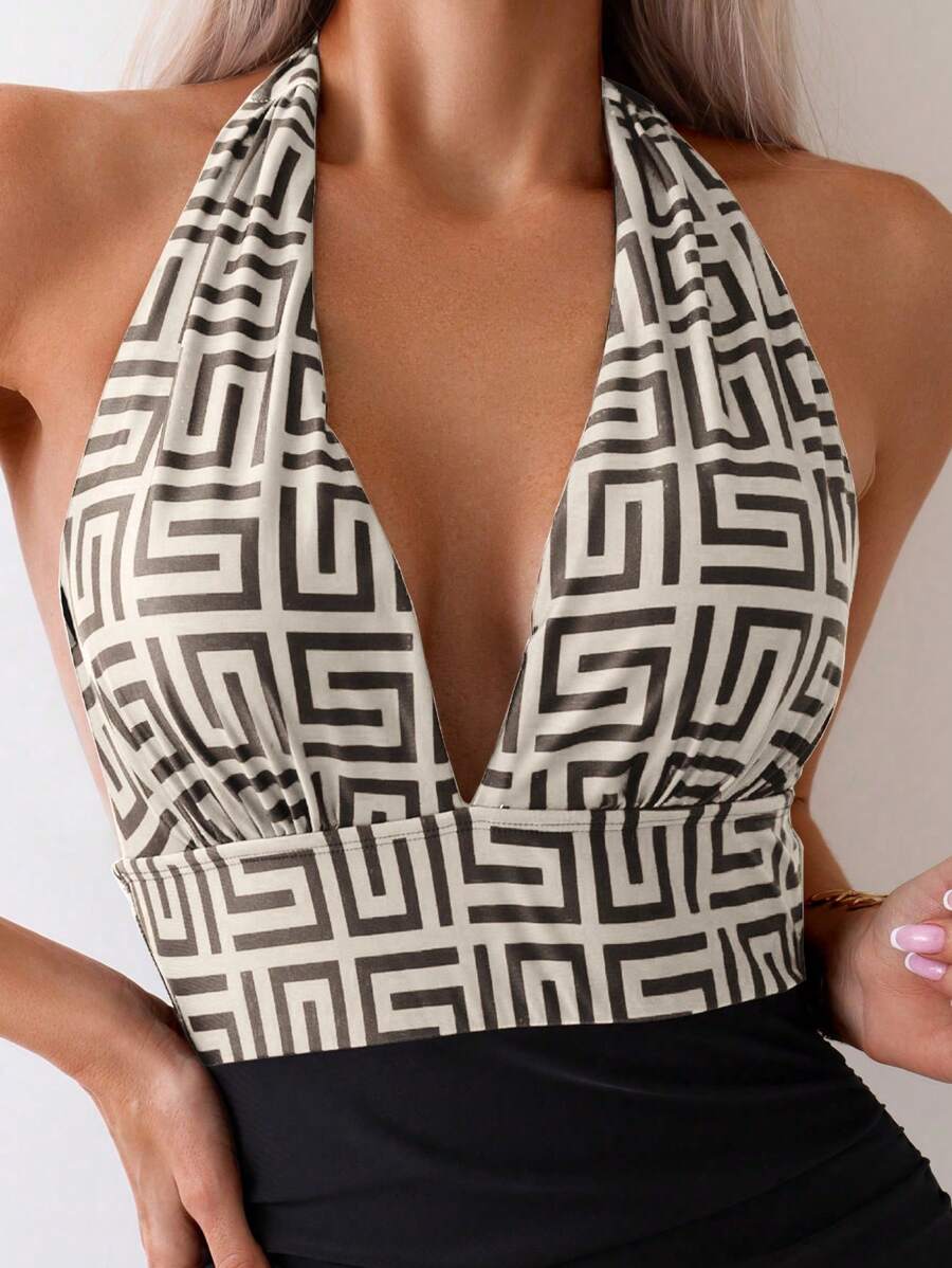 Grecian Halter Swimsuit