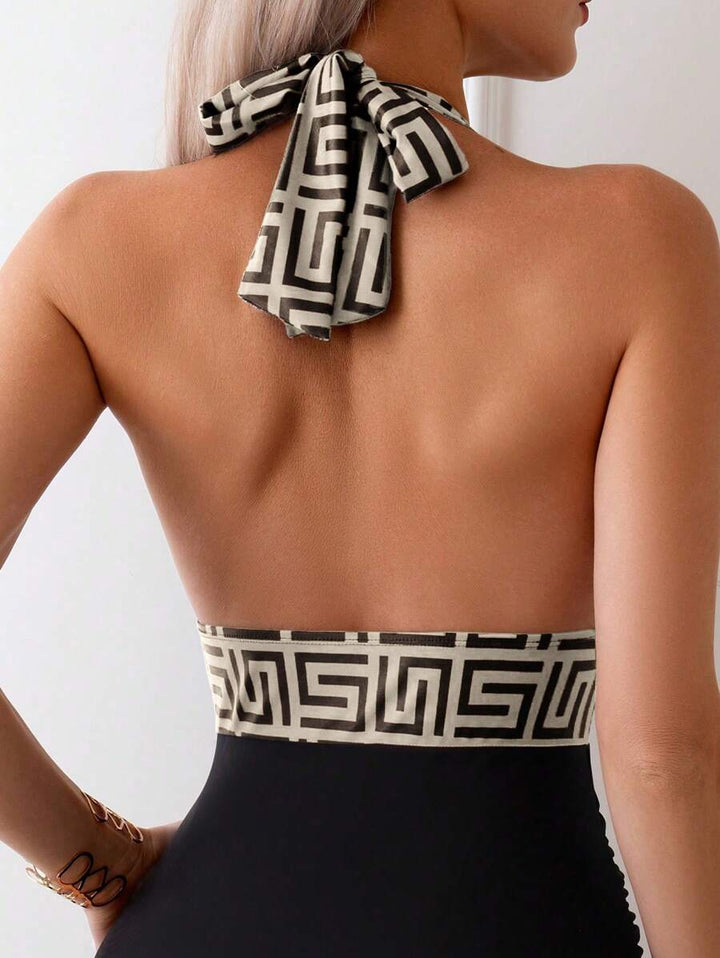 Grecian Halter Swimsuit