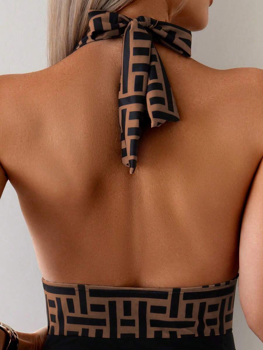 Grecian Halter Swimsuit