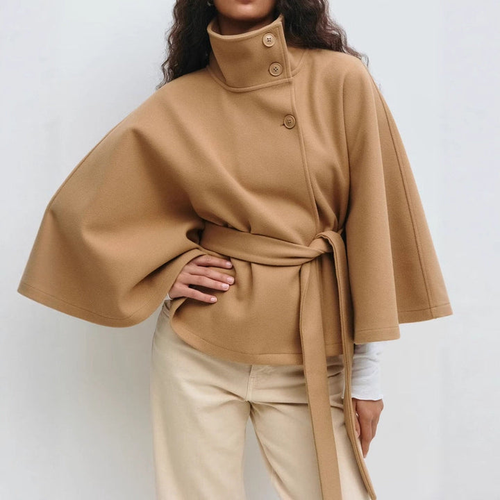Belted Style Wool Jacket