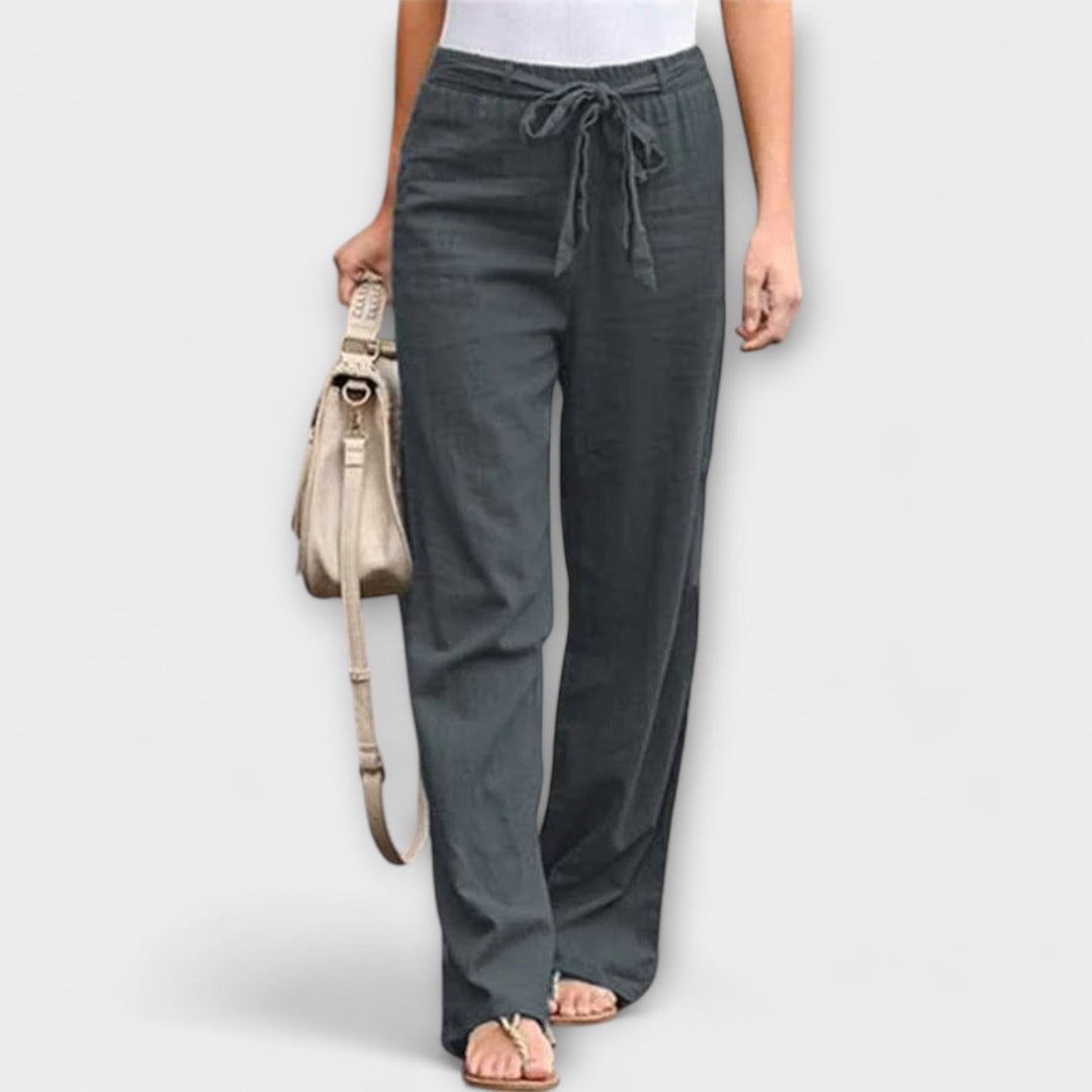 Elena - Pantaloni leggeri in lino